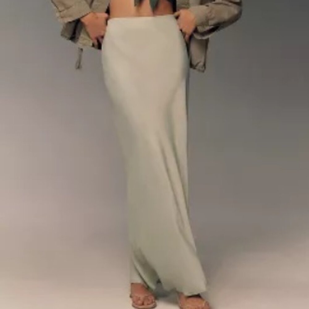 Anthropologie TILDA Maxi Slip Skirt New with Tags Size Small